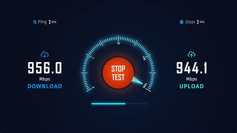 Internet speed test (speedtest) .